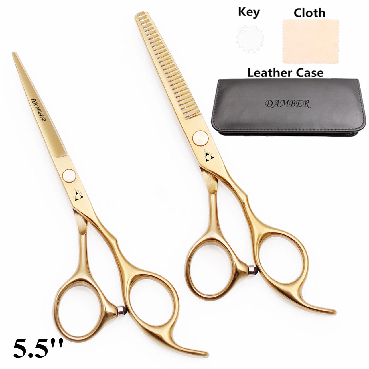 Hair Scissors 5.5 6.0 Professional Hairdressing Scissors Thinning Barber Scissor Set Hair Cutting Scissors 440C Japan Steel 888#