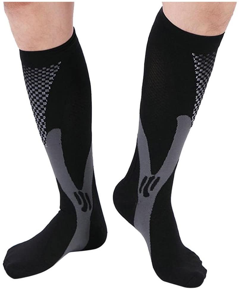 Compression Socks Football Socks Running Outdoor Sports  Crossfit Flight Travel Nurses Men WomenCompression Stockings