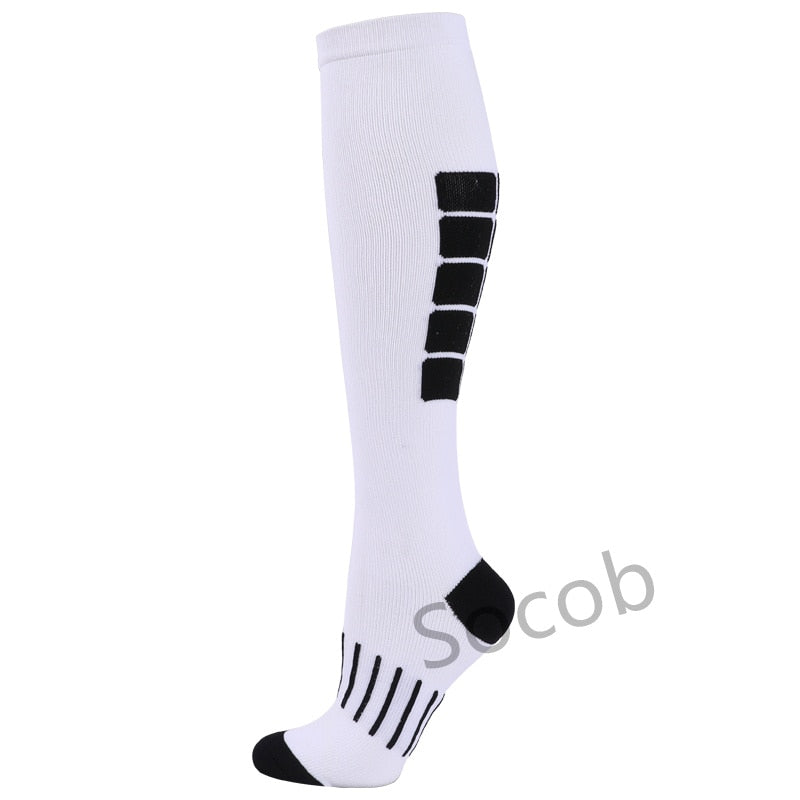 Compression Socks Football Socks Running Outdoor Sports  Crossfit Flight Travel Nurses Men WomenCompression Stockings