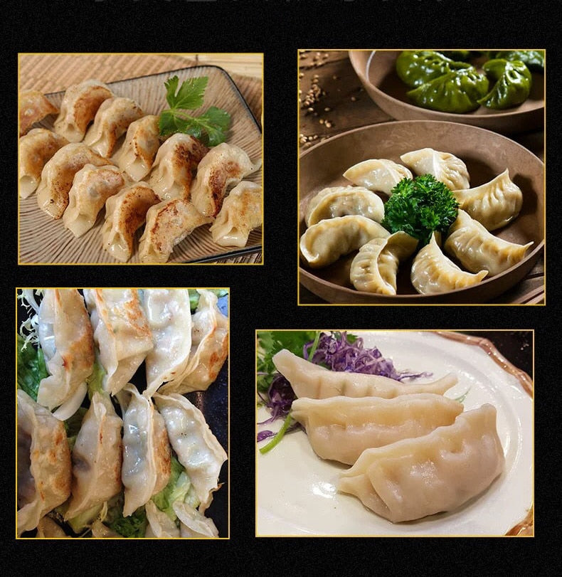 Stainless Steel Dumpling Maker Manual Ravioli Gyoza Mold Press Pierogi Mould Dough Cutter Cooking Kitchen Pastry Tool