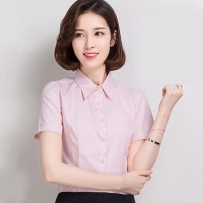 Women Shirts Blouses Women White Shirt Long Sleeve Blouse Female Tops OL Basic Shirt Blouses  Fashion Elegant Woman Clothing