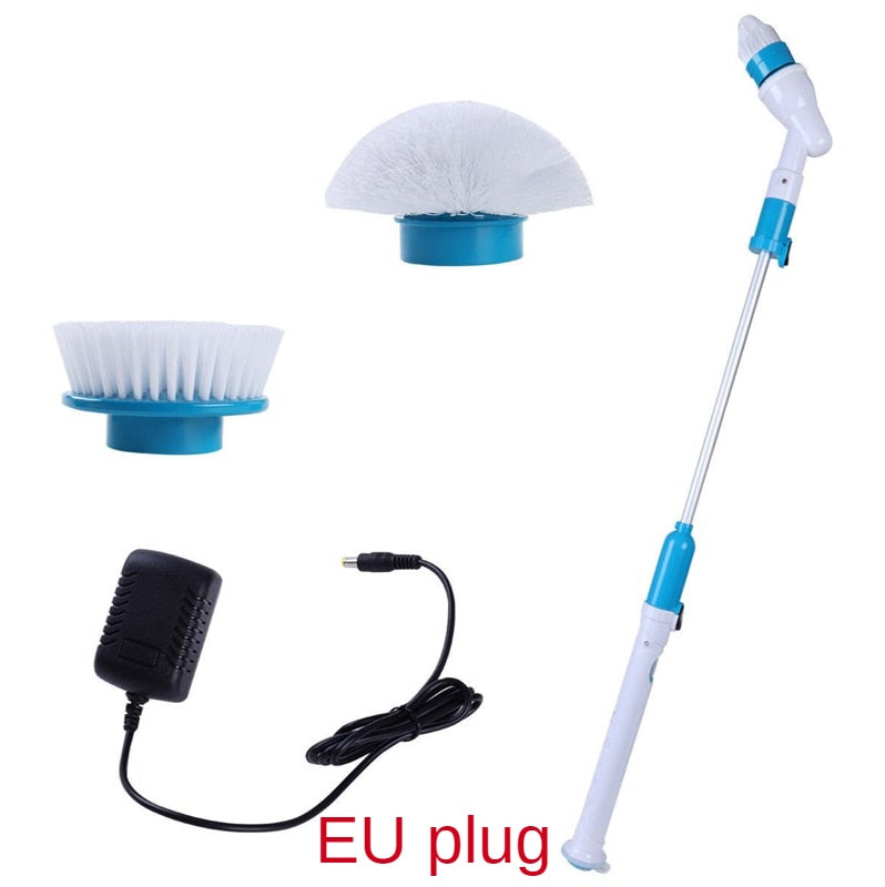 Kitchen Cleaning Tools Multifunctional Wireless Rechargeable Long-handle Retractable Waterproof Electric Cleaning Brush