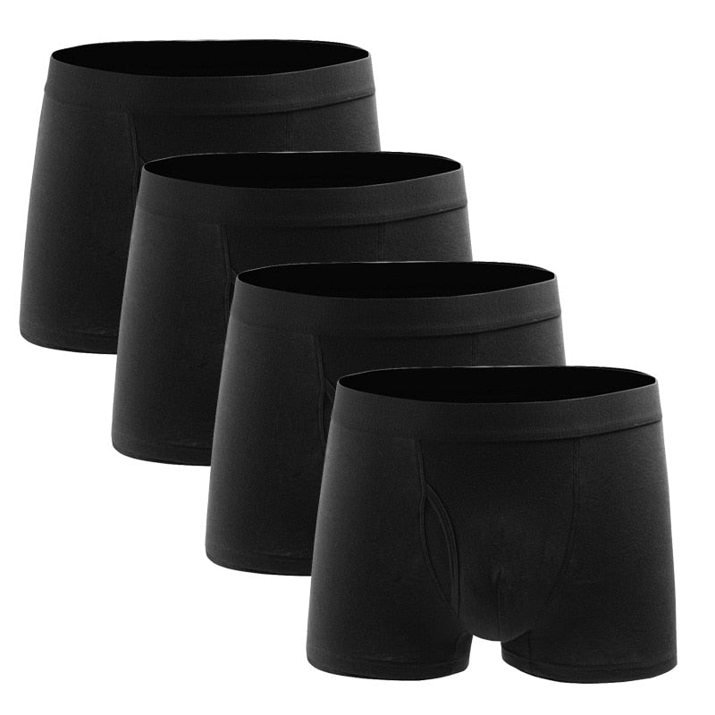 Male panties 4pcs/lot Cotton Boxers Panties Comfortable Breathable Men's Panties Underwear Trunk Brand Shorts Man Boxer