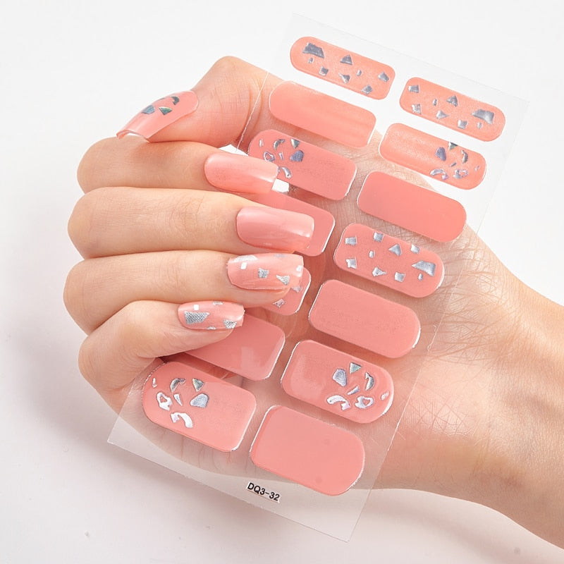 Three Sorts 0f Nail Stickers Self Adhesive Nail Sticker Nails Art Decoration Nail Designs Nails Sticker Designer Full Beauty