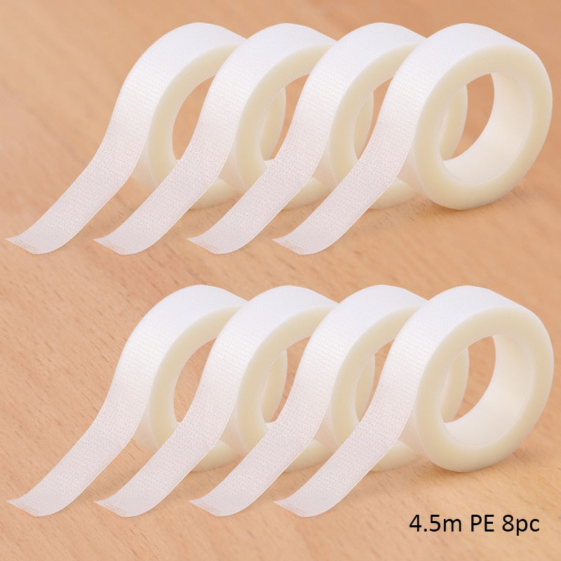 New breathable easy to tear Medical Tape/White Silk Paper Under Patches Eyelash Extension Supply Eyelash Extension Tape