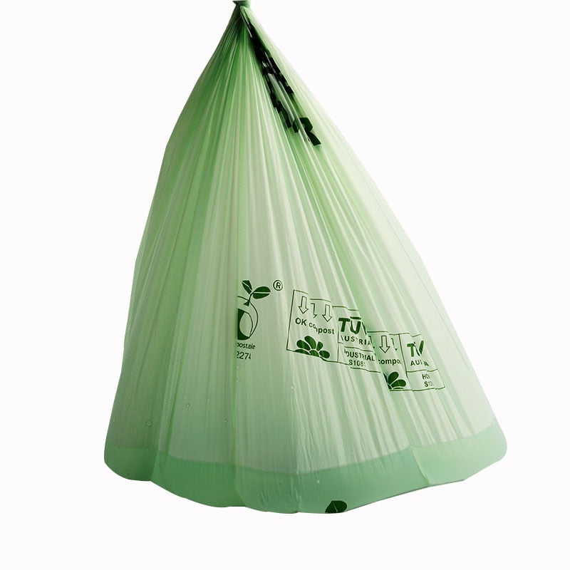 25/50 kitchen compostable bags degradable garbage bags environmental protection biodegradable garbage bags