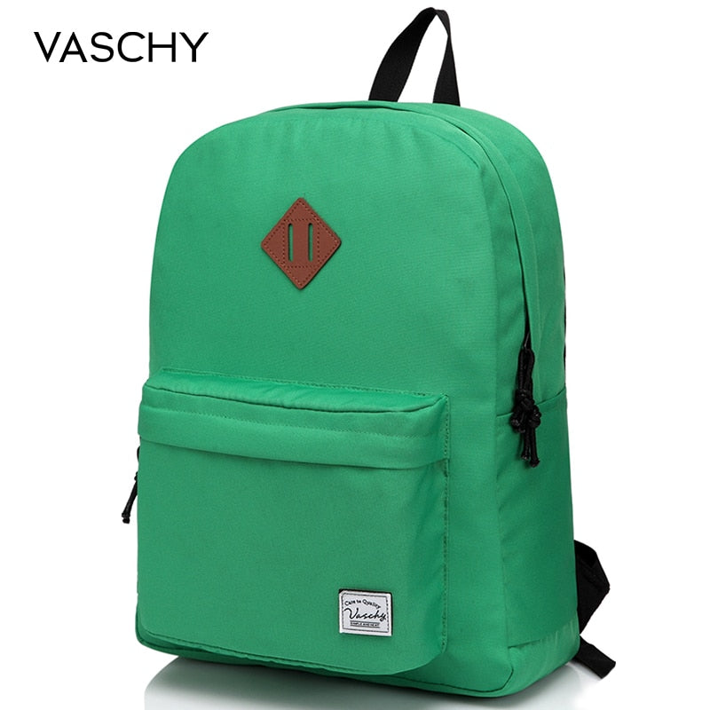 VASCHY Men Women Backpack College High Middle School Bags for Teenager Boy Girls Travel Backpacks Mochila Rucksacks