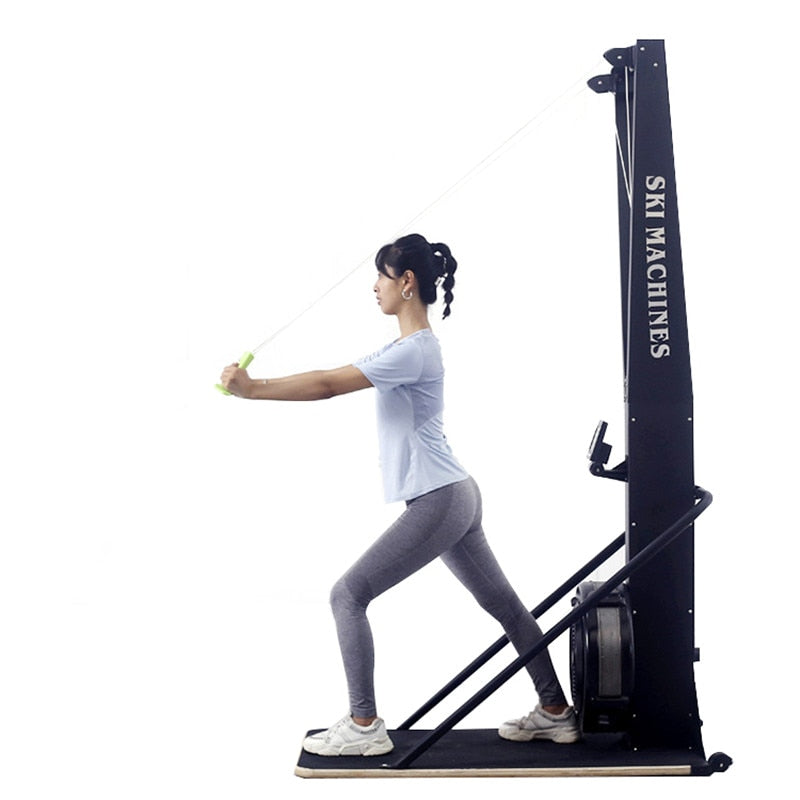 New Gym fitness equipment ski machine rower machine factory sky erg skiing trainer crossfit ski machine rowing machine