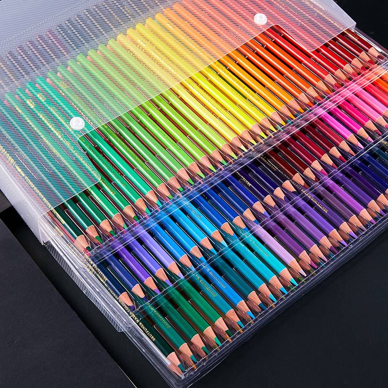 Multicolour 180 Colors Professional Watercolor Pencils Set Artist Painting Sketching Wood Soft Color Pencil School Art Supplies