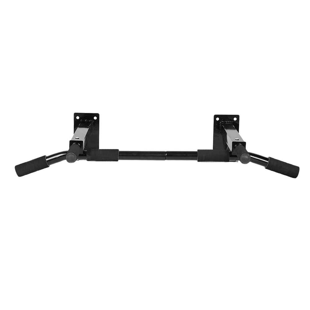 Home Pull Up Bar Wall Mounted Frame Exercise Chin Gym Crossfit Fitness Black