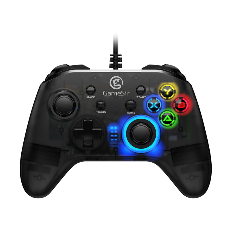 GameSir T4w USB Wired Gamepad Game Controller with Vibration and Turbo Function PC Joystick for Windows 7 8 10 11