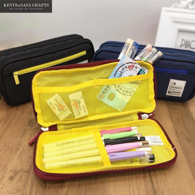 Large Capacity Pencil Case Double Layer Multifunctional Student Pencil Box For Student Girl School Stationery Supplies