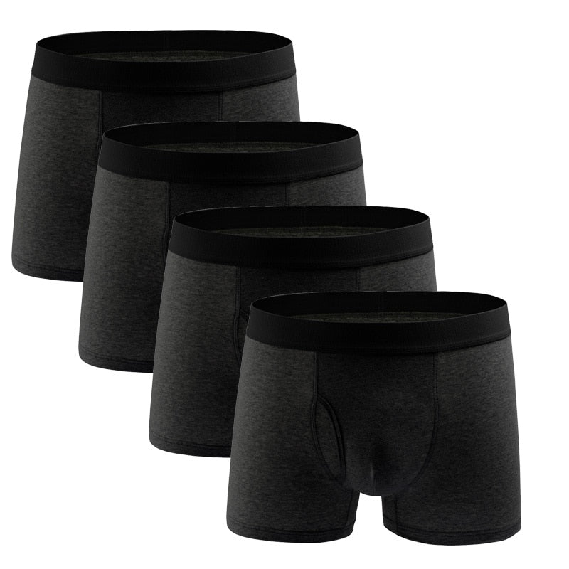 Male panties 4pcs/lot Cotton Boxers Panties Comfortable Breathable Men's Panties Underwear Trunk Brand Shorts Man Boxer