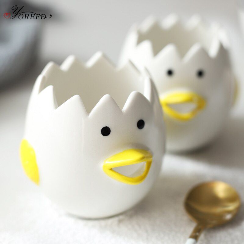 Kitchen Ceramic Egg Separator Creative Eco Friendly Egg Yolk Divider Tools Kichen Accessories Cooking Tools