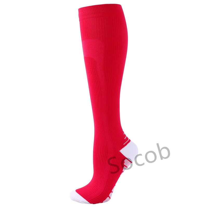 Compression Socks Football Socks Running Outdoor Sports  Crossfit Flight Travel Nurses Men WomenCompression Stockings