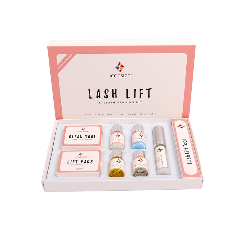 ICONSIGN Lash Lift Kit Upgrade Version Eyelash Perm Lifting Eyelash Curl Lash Eyelash Enhancer Eye Makeup Tools