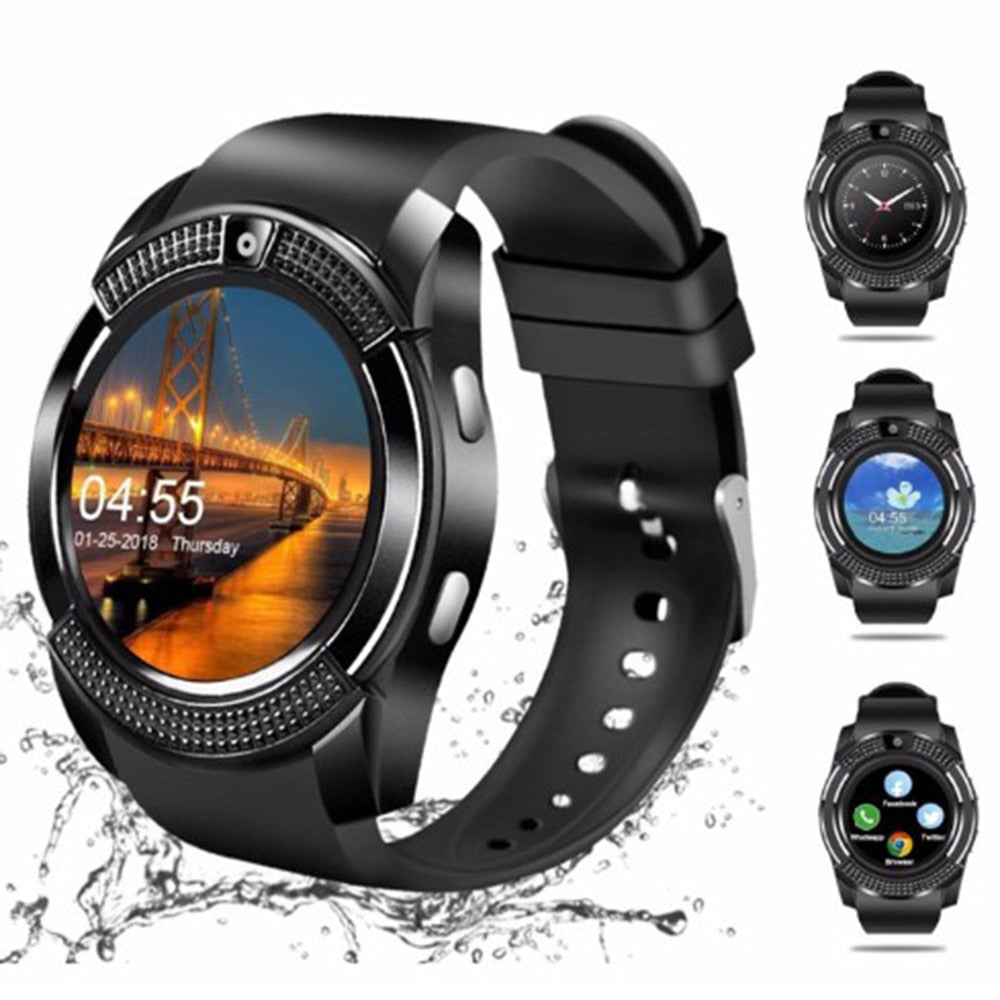 Smart Watch Bluetooth Call Fitness Blood Pressure Monitor Support TF SIM Card Bracelet Men Woman Sports Waterproof Smartwatch