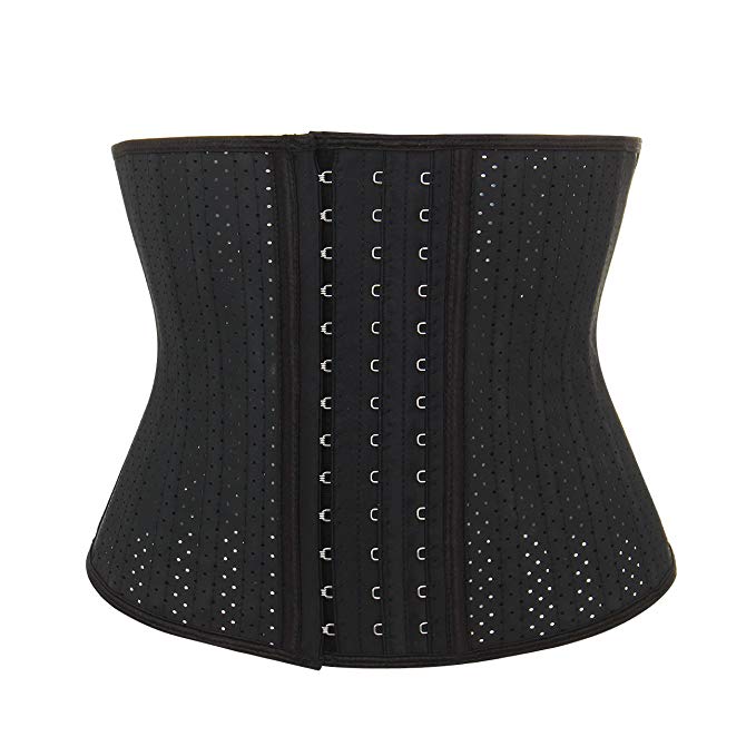 Steel Boned Latex Corset Women Waist Control Corset Bustier Underbust Latex Waist Trainer Corset Slimming Shaper Belt