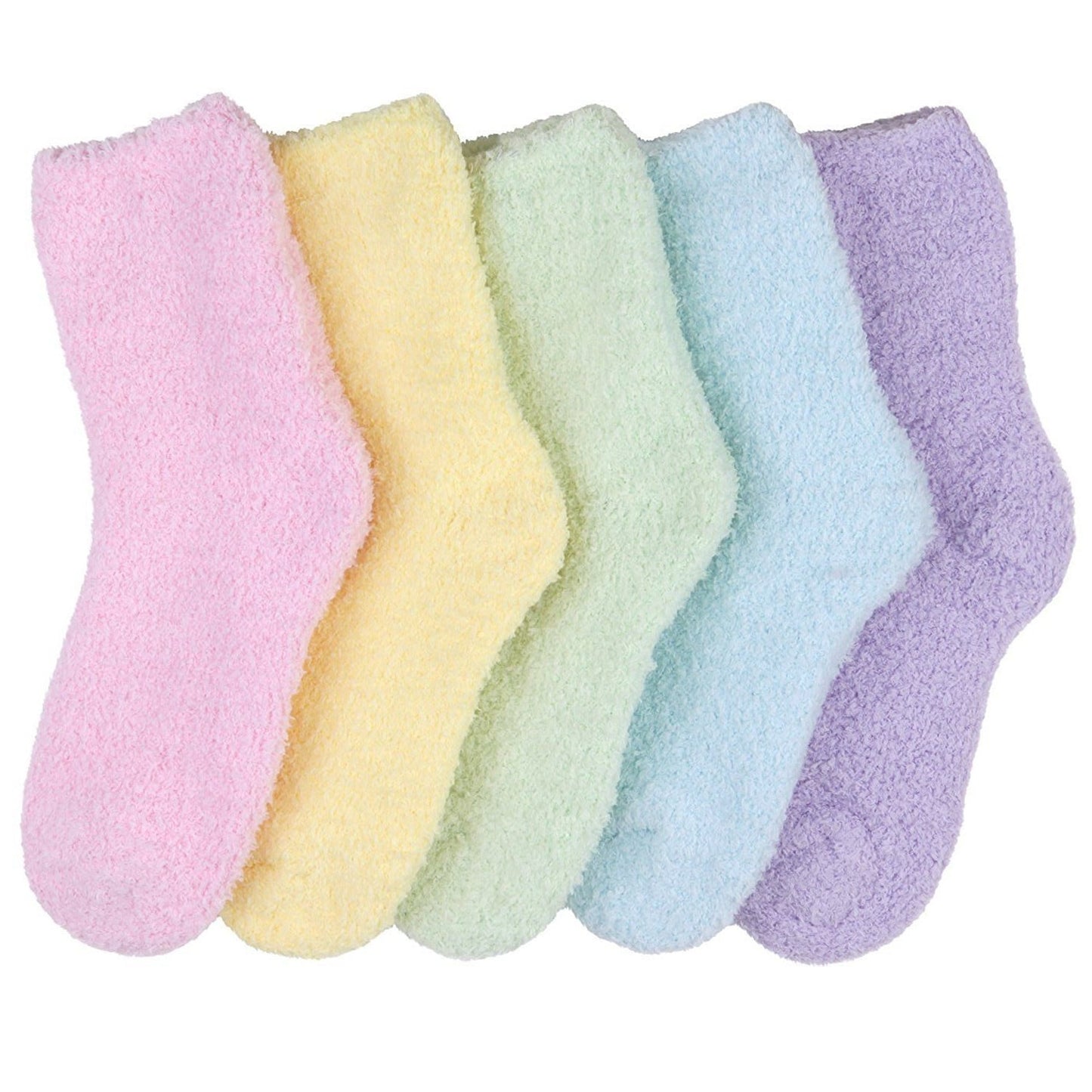 5 Pair Candy Warm Lady Heart Cute Winter Kawaii Thick Casual Women Socks Fuzzy Fluffy Warm Socks Short Cute Cotton Socks Female