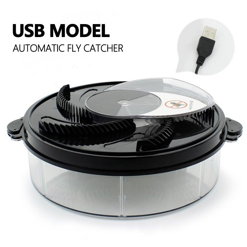 Electric Flycatcher USB Automatic Anti Fly Electronic Fly Trap Fly Killer Household Garden Kitchen