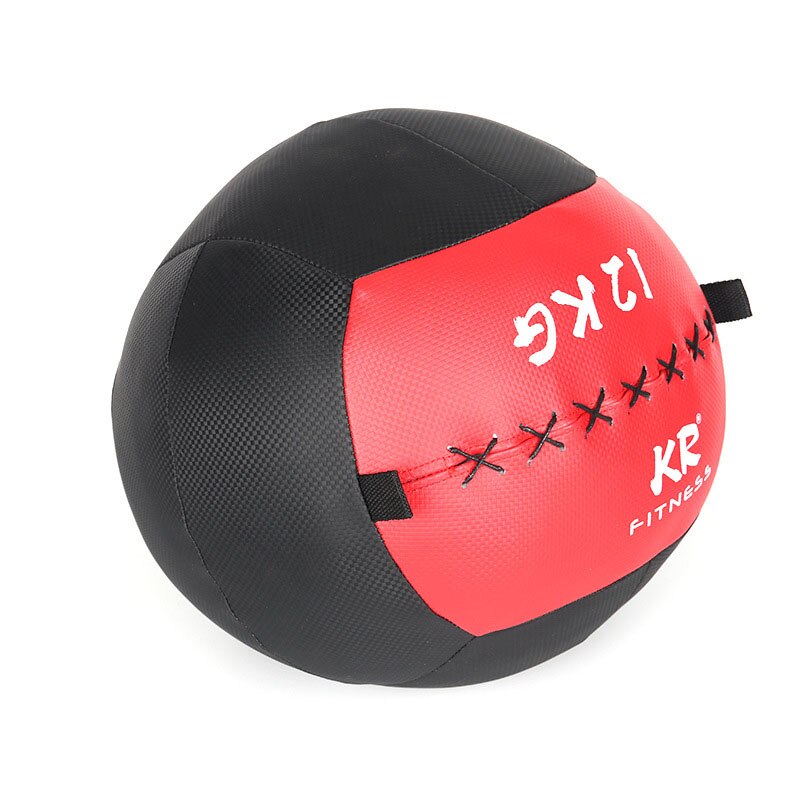 KR 35cm Crossfit Medicine Ball Empty Snatch Wall Balls Heavy Duty Exercise Kettlebell Lifting Fitness MB Muscle Building