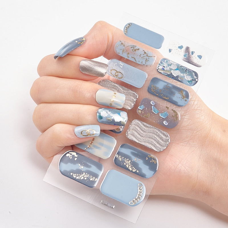 Three Sorts 0f Nail Stickers Self Adhesive Nail Sticker Nails Art Decoration Nail Designs Nails Sticker Designer Full Beauty