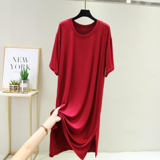 Sleepwear women night dress new modal cotton nightgowns loose large size nightshirt female gown sleep dresses nuisette femme