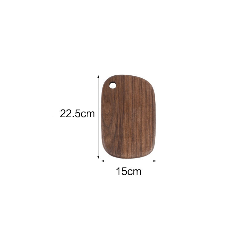 Black walnut cheese board special-shaped cutting boards solid wood rootstock hole wood board kitchen stuff