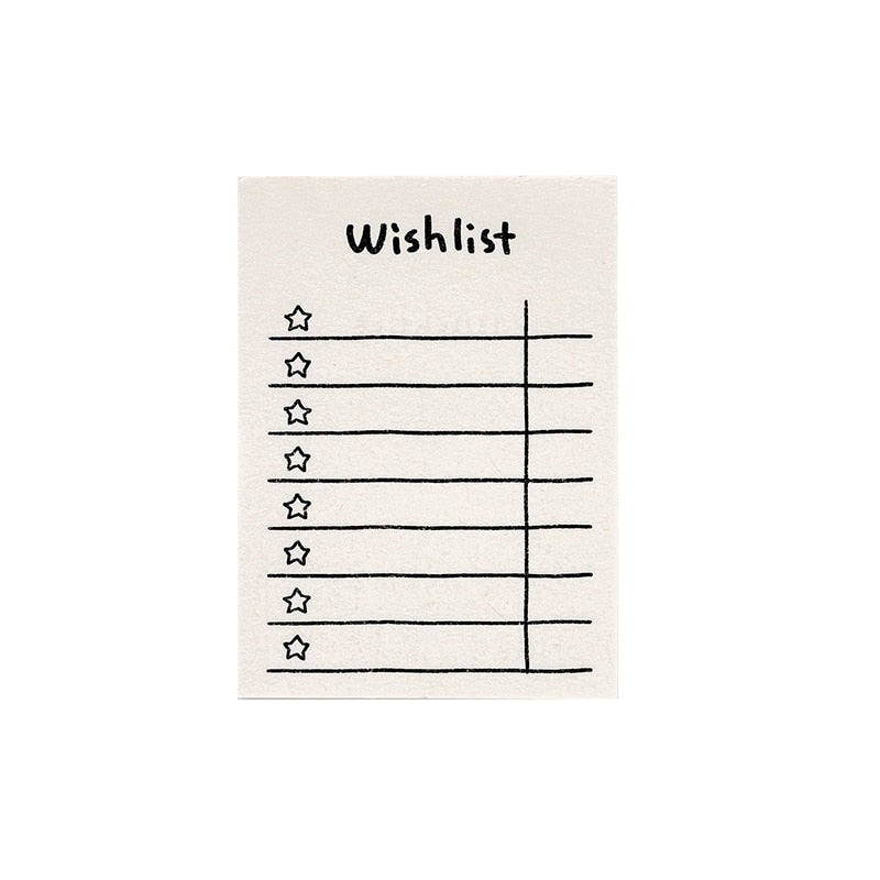 Yoofun 50 Sheets Daily Schedule Memo Pads To Do List Weekly Planner Non-Sticky Notes Schedule Office School Supplies Stationery