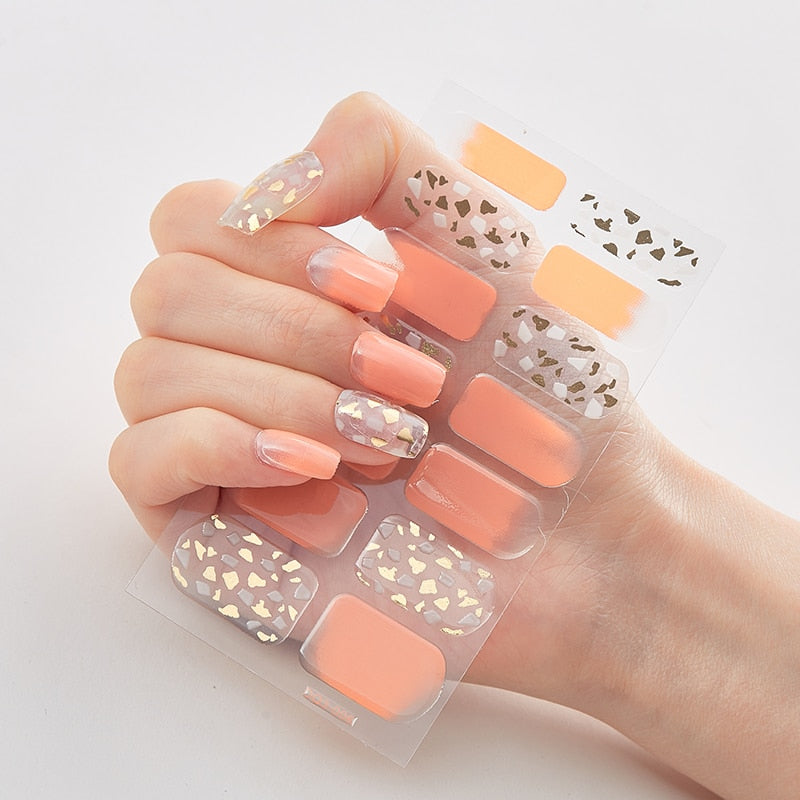 Three Sorts 0f Nail Stickers Self Adhesive Nail Sticker Nails Art Decoration Nail Designs Nails Sticker Designer Full Beauty