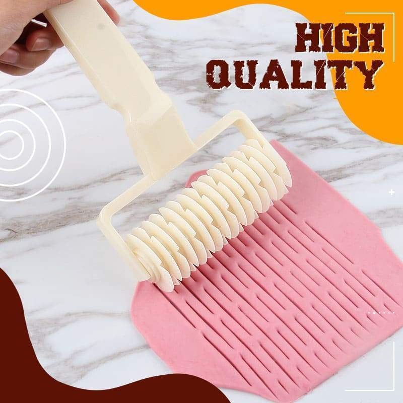 1PC High Quality Pie Pizza Cutter Pastry Bakeware Embossing Dough Roller Lattice Roller Cutter Cake Tools Plastic Baking Tool