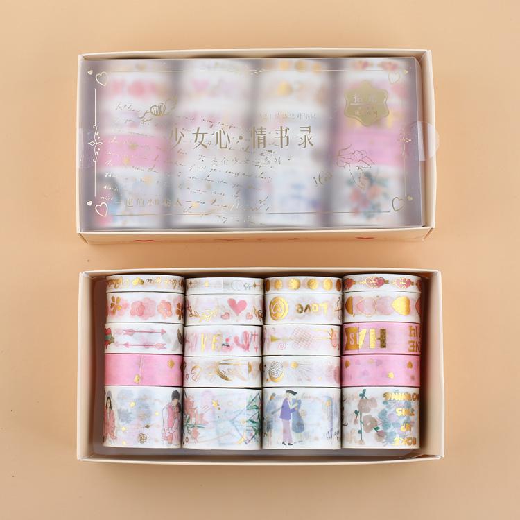 20Rolls/Lot Foil Universe Washi Tape Set DIY Craft Masking Scrapbooking Tape For Diary Album Stationery School Supplies Gift