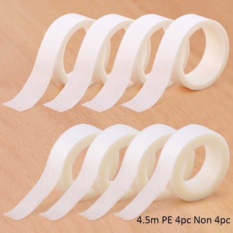 New breathable easy to tear Medical Tape/White Silk Paper Under Patches Eyelash Extension Supply Eyelash Extension Tape