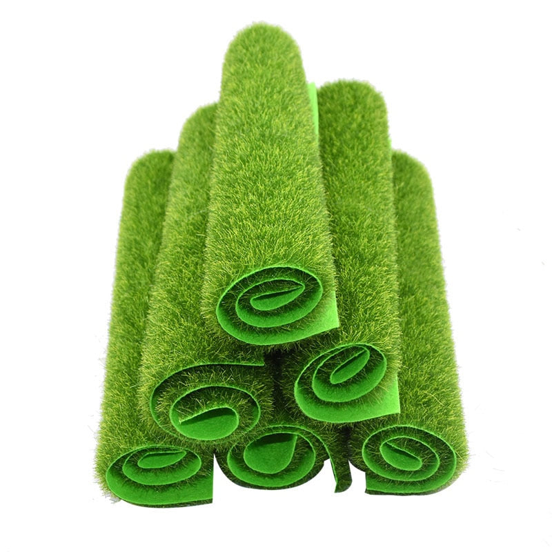 15/30cm Grass Mat Green Artificial Lawns Turf Carpets Fake Sod Garden Moss For Home Floor Wedding Decoration