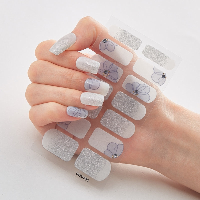 Three Sorts 0f Nail Stickers Self Adhesive Nail Sticker Nails Art Decoration Nail Designs Nails Sticker Designer Full Beauty