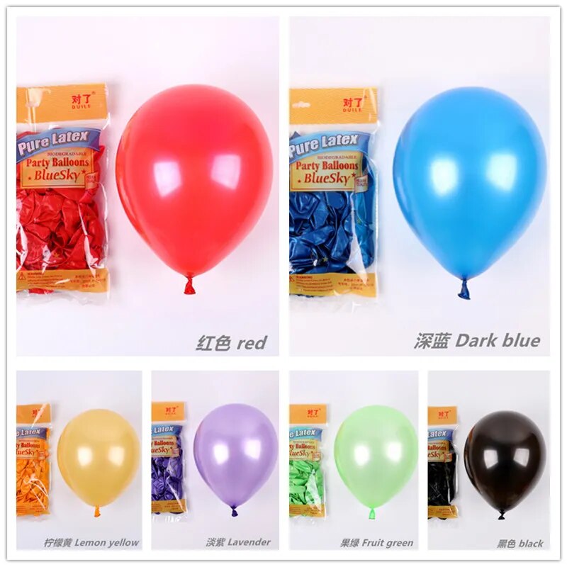 10/30/50/100PCS 10Inch Balloon , Birthday, Wedding, Christmas, Valentine's Day, Children's Toys, Party Decoration Globos