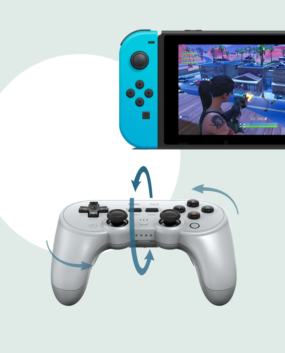 Bluetooth Gamepad Controller with Joystick for  Nintendo Switch, PC, macOS, Android, Steam Deck & Raspberry Pi