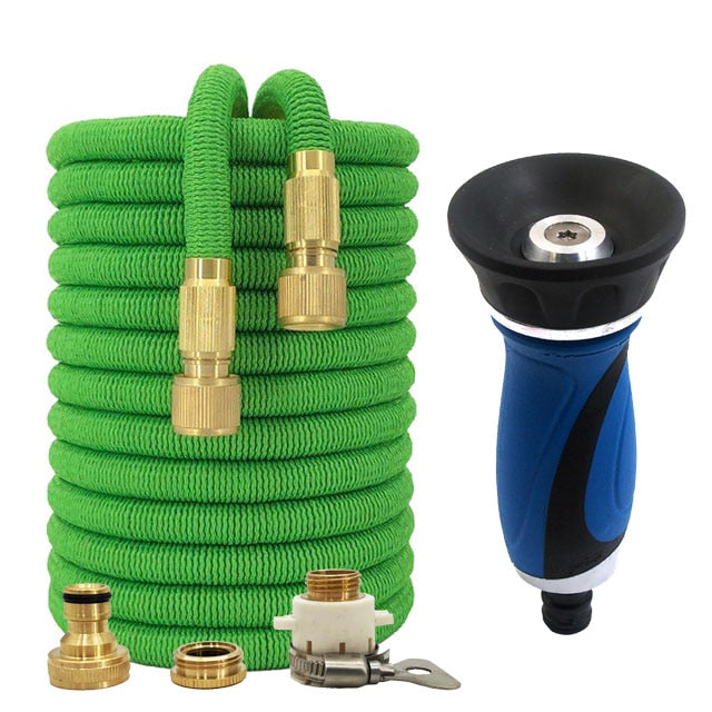 17ft-150ft Expandable Garden Hose Magic High Pressure Car Wash Hose Vegetable Garden Watering Hose Nozzle Drip Irrigation System