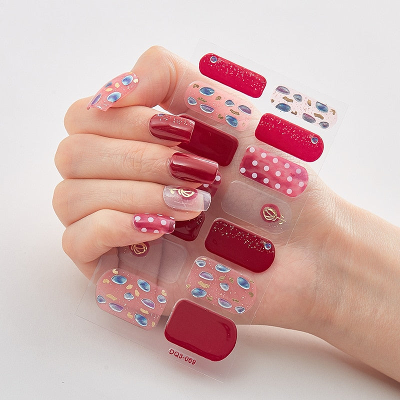 Three Sorts 0f Nail Stickers Self Adhesive Nail Sticker Nails Art Decoration Nail Designs Nails Sticker Designer Full Beauty