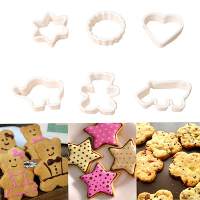 5pcs/6pcs/Set Cookie Cutter Cake Mold Biscuit Fondant DIY Cake Kitchen Cooking Kitchen Baking Tools Cake Cookie Mold Biscuit