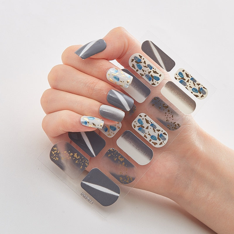 Three Sorts 0f Nail Stickers Self Adhesive Nail Sticker Nails Art Decoration Nail Designs Nails Sticker Designer Full Beauty