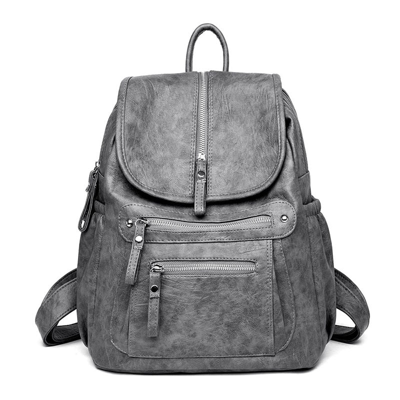 New Women Backpack High Quality Leather Backpack Fashion School Bags Casual Shoulder Bags Large Capacity Travel Backpack