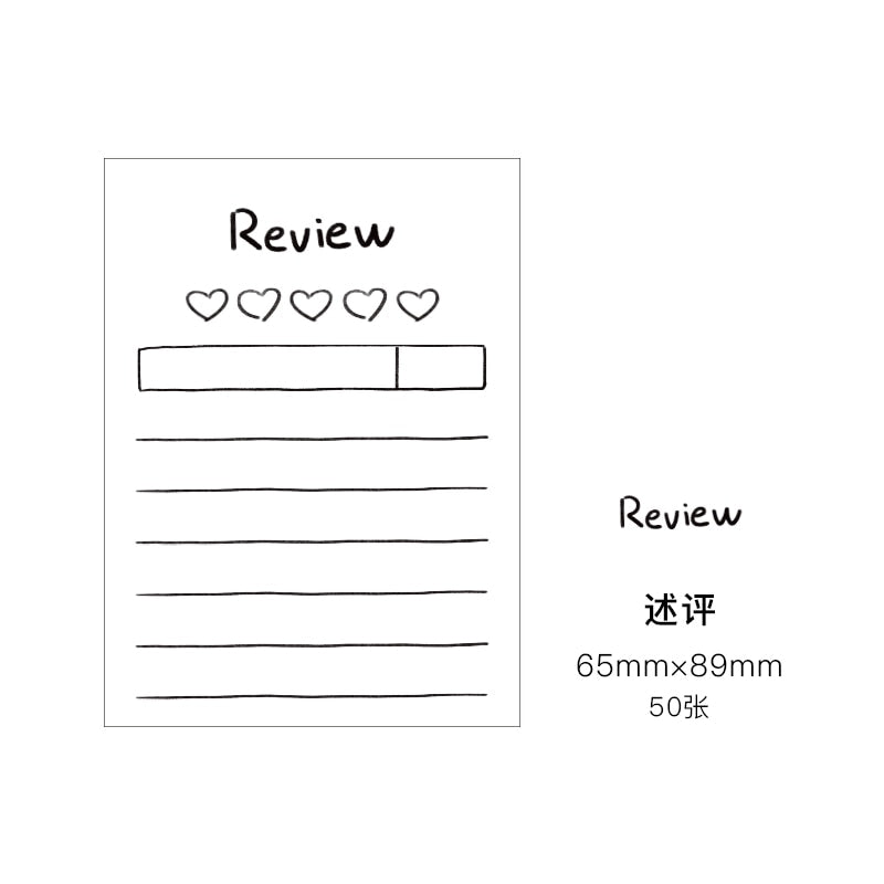 Yoofun 50 Sheets Daily Schedule Memo Pads To Do List Weekly Planner Non-Sticky Notes Schedule Office School Supplies Stationery