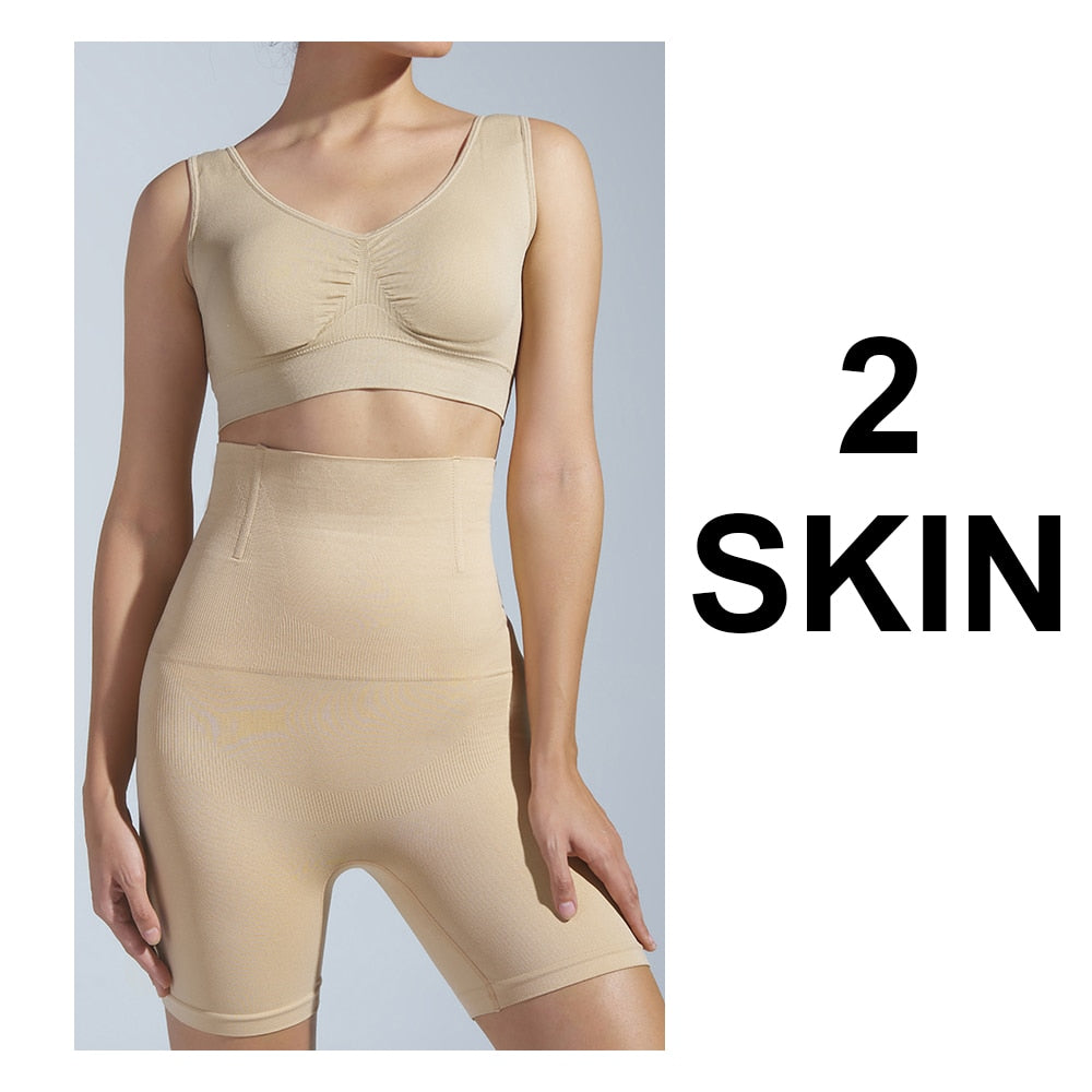 High Waist Non-slip Shaper Shorts Large Size Shapewear Underwear