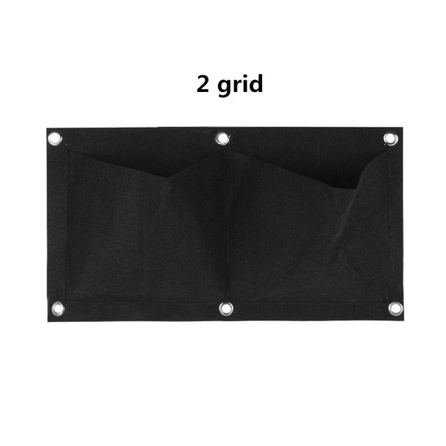 18/36/49 Pockets Hanging Green Grow Bag Planter Vertical Garden Vegetable Living Garden Bag Planter Growing Bags Flowers Supply