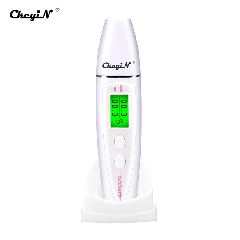 Precise Detector LCD Digital Skin Oil Moisture Tester for Face Skin Care with Bio-technology Sensor Lady Beauty Tool Spa Monitor