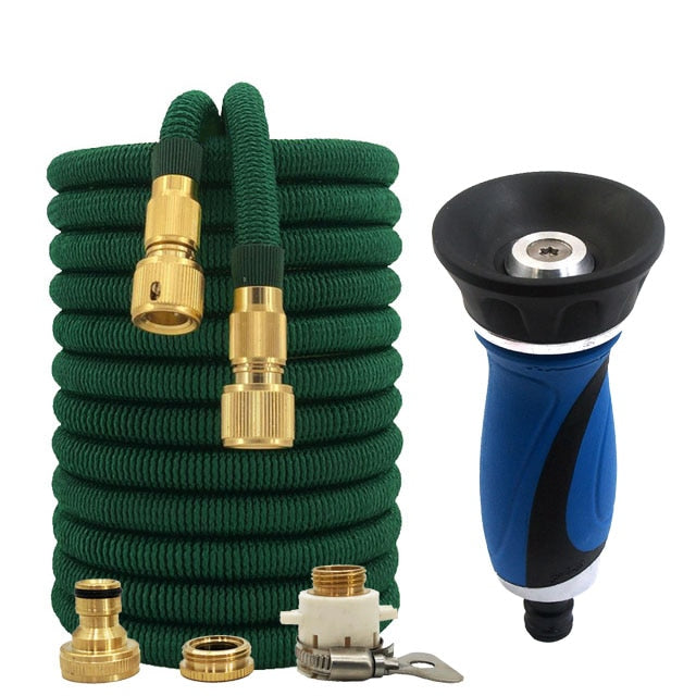 17ft-150ft Expandable Garden Hose Magic High Pressure Car Wash Hose Vegetable Garden Watering Hose Nozzle Drip Irrigation System