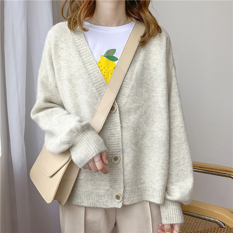 Women Sweater Cardigans Spring Solid Cashmere Sweater Coat Chic Korean style Casual Cardigans Roupa Jacket sueters mujer