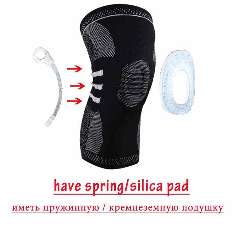 1pcs Full Knee Brace Strap Patella Medial Support Strong Meniscus Compression Protection Sport Pads Running Basket Health Care