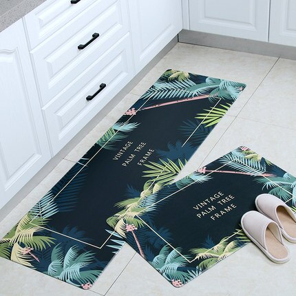 Non-slip Oil Proof  Waterproof PU PVC Carpet for living Room Modern Kitchen Mat Bedroom Rug